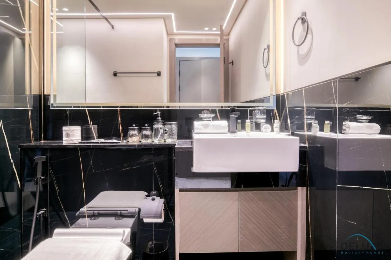 アパート Pristine 1Br At Binghatti Creek Al Jadaf By Deluxe Holiday Homes ドバイ アラブ首長国連邦
